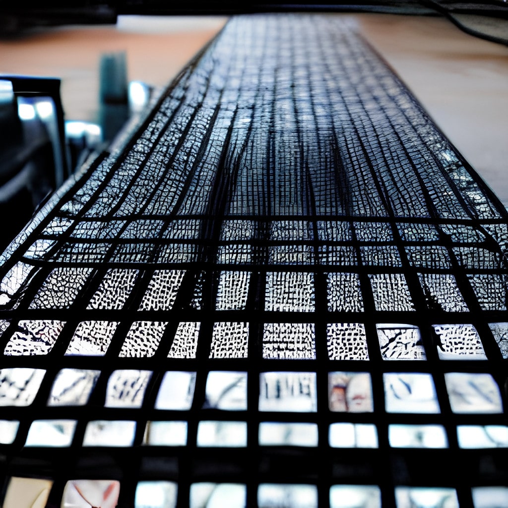 infinite grid of synthetic images